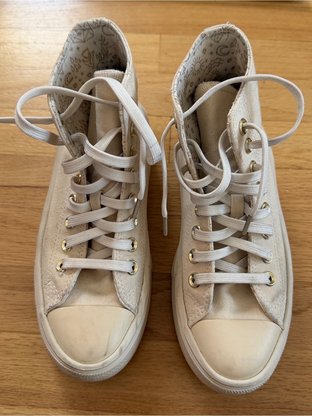 Converse Chuck All Star Move Platform High 'Golden Elements' sneakers -Women’s 6